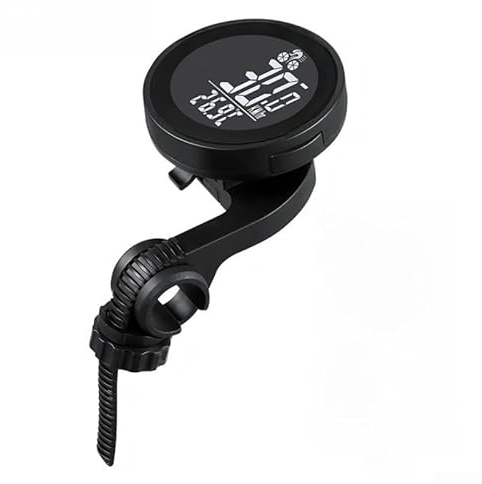 SMZhomeone Wireless Waterproof Bike Computer With Large 2-Inch Round Anti-Glare Screen, 20 Function Speedometer And Odometer For Cycling Distance, Calorie, Temperature And Ride Time Tracking