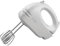 Russell Hobbs Food Collection Electric Hand Mixer with 6 Speeds, Easy release button, Fingertip speed control, Chrome beaters, Wrap around cord storage, 125W, 14451, White