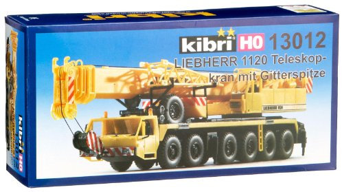 Kibri 13012 - H0 Liebherr 1120 Teleskopkran mit Gitterspitze, Gelb
