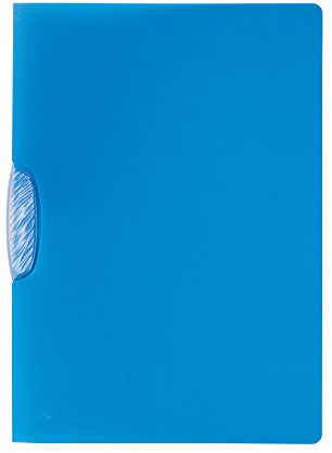 DURABLE Hunke & Jochheim Klemm-Mappe SWINGCLIP® TREND, PP, 30 Blatt, mittelblau