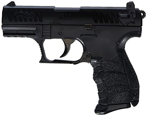 Walther Airsoft Pistole P22Q, Federdruck Waffe mit 0,5 Joule, inkl. 100 x 6 mm BB Soft-Air Kugeln und zweitem Magazin