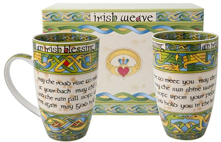 Royal Tar Un set di tazze con scritta in lingua inglese irlandese, due tazze coordinate, in confezione regalo irlandese [eventualmente non in lingua tedesca]