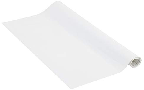 Venilia Klebefolie | Weiß Matt | 67,5 cm x 1,5 m, Stärke 95μ | selbstklebende Möbel-Folie, Dekofolie, Tapete, Küchenfolie | ohne Phthalate | Made in EU