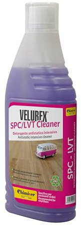 Chimiver - Detergente Antiestático para la Limpieza de Suelos Vinílicos. VELUREX SPC/LVT CLEANER | Botella de 1L
