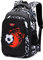 Asge School Bags for Boys Large Backpack for Teenage Girls Multi Pocket Travel Activity Back Packs Men Football Print Kids Rucksack Laptop Backpack 15.6 Inch