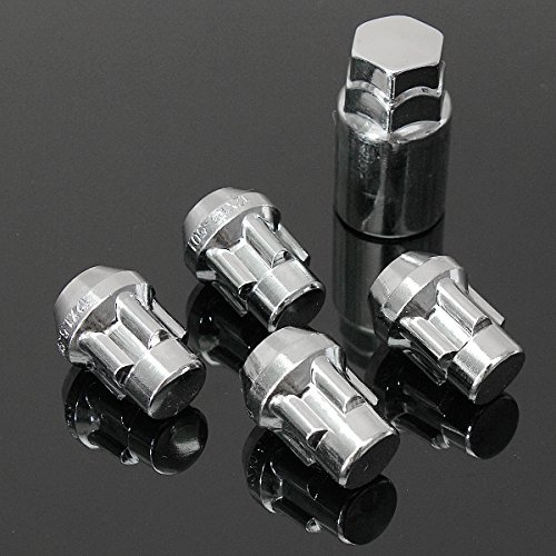 Viviance 1 Set di bulloni antifurto per Dadi antifurto con Chiave in Lega 60x1,5 mm incollati