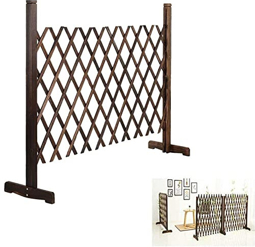 Vallas Piscina Vallas De Obra - Valla De Madera Extensible para Mascotas, Valla Retráctil para Jardín, Barrera De Privacidad Interior, Tablilla De Celosía para Trepar Plantas (Size : 250 * 120cm)