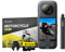 Insta360 X3 Motorrad-Kit - wasserdichte 360°-Actionkamera mit 1/2-Sensor, 5,7K 360°, 72MP 360°-Fotos, Stabilisierung, 2,29-Touchscreen, Vibrationsfeedback, KI-Bearbeitung, Live-Streaming