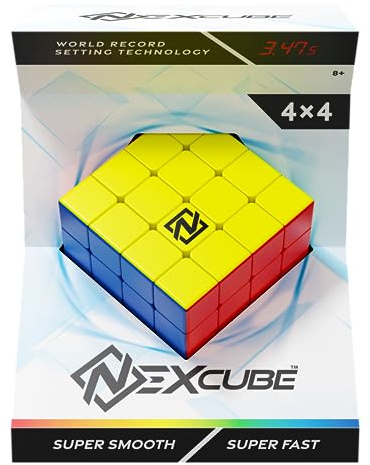 Nexcube 4x4, Rubik's Cube from 8 Years, Speed Cube 4x4, Toy for Children