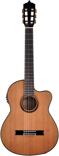 ARTESANO Chitarra da concerto, Nuevo Marrón Cut Thin, Preamp
