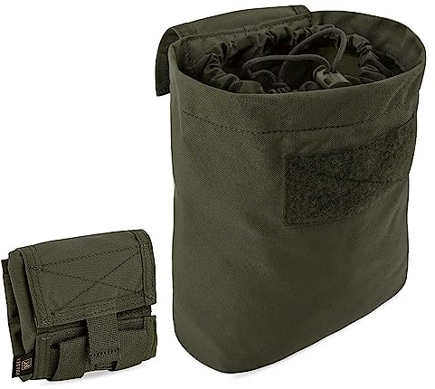 Taktische Molle Dump Pouch, Faltbare Magazin Mag Tasche Taktische Schleuder Munitionstasche Magazin Utility Roll Up Wiast Tasche mit Kordelzug