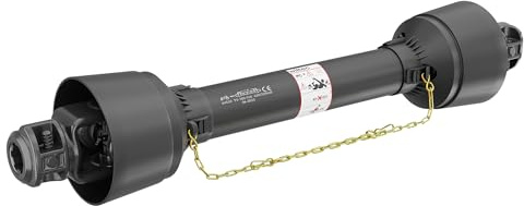 WilTec Arbre de Transmission T5 Cardan 600mm 620Nm 540 TR/Min 54kW (74CV) 2X 1 3/8 6 Dents Prise Force
