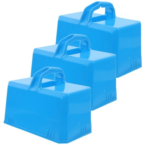 HEMOTON 3 Stück Plastik Sandformen Ziegel Modell Sandboxen Strandspielzeuge Snow Brick Maker Tool Outdoor Spielzeug Kind Sandblock Schneefestungsbaustein