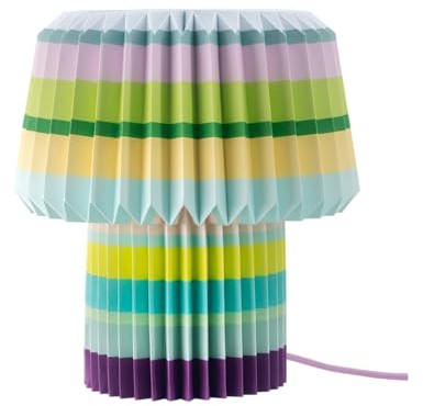 Remember Papierleuchte Anna, H 31 cm, Ø 30 cm – Dekorative Papierlampe für Wohnraumbeleuchtung, moderne Design Hängelampe für Wohnzimmer oder Schlafzimmer