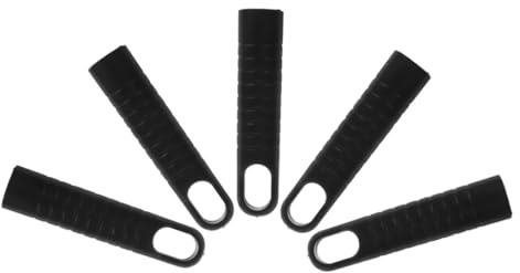 GAROZATION Mop Handle Grip Replacement Plastic End Cap Accessories Set 5pcs for 25mm Diameter Telescopic Broom and Mop Sticks Floor Cleaning Tool Kit