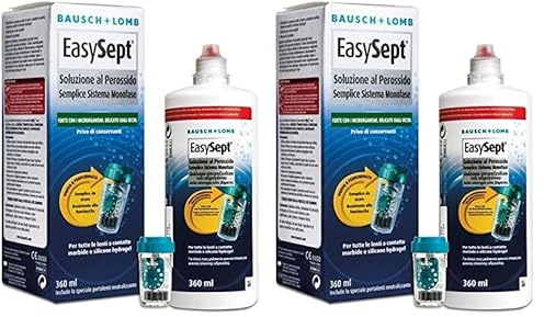 Easysept soluzione per lenti a contatto, (360 ml) (Confezione da 2)