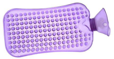 Anneome Große Wärmflasche Ml Auslaufsicheres Pvc Winter Wärmekissen Handwärmer für Hände Füße und Nacken Langlebige Wärmeabgabe Violett Multifunktionaler Kalt und Warmwasserbeutel