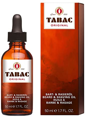 Tabac® - Olio da barba originale, 50 ml | Tabac® - Olio da barba originale, 50 ml, olio nutriente con profumo classico per una barba morbida, lucida e curata.