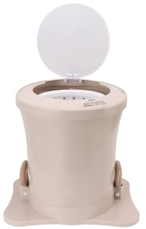 Aumotop Sèche-linge Manuel, Mini Sèche-linge Portable, Haute capacité, électrique, Cordon de Serrage, Léger, pour Voyage, Dortoir, Appartements, Maison (Abricot)