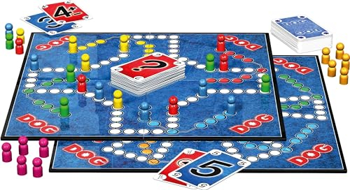 Schmidt Spiele 49201 Dog, Den letzten beissen die Hunde, Familienspiel, für 2 bis 6 Spieler