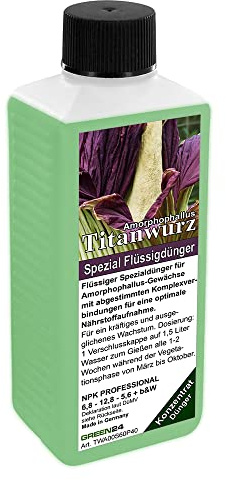 GREEN24 Amorphophallus Liquid Fertilizer NPK for Titan Arum, Konjac, Dracunculus, Typhonium - Aroideae