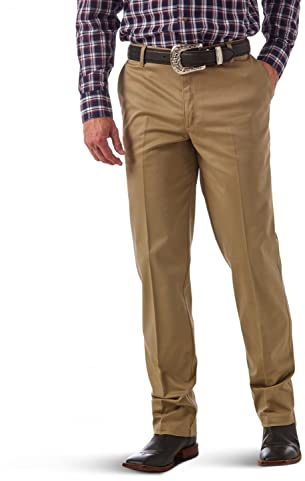 WranglermensFlat Front Relaxed Fit Casual Pant