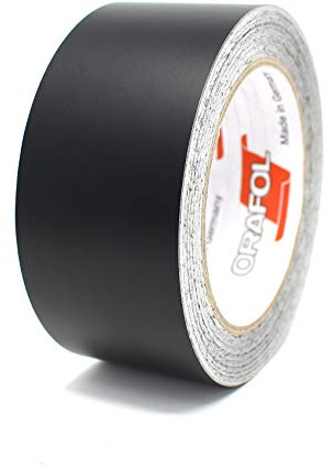 Finest Folia 10 Meter Zierstreifen Auto selbstklebend 50mm Schwarz Matt | Dekorstreifen für Boot Wohnmobil Fahrrad Modellbau Deko - Klebestreifen wetterfest langlebig und rückstandslos entfernbar