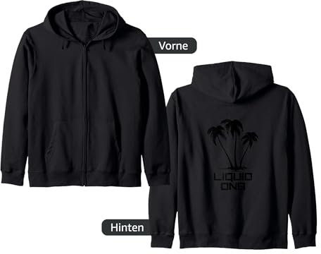 Liquid Drum & Bass DnB Palm Tree Drum n Bass Kapuzenjacke
