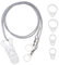 Corde de Prothèse Auditive Clip de Sécurité Anti-perte 3 Tailles Boucles en Silicone avec Boîte de Rangement en Plastique pour Adultes Enfants