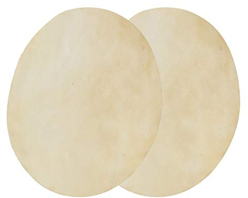 Changor Trommelfell, langlebiges Bongo-Trommelfell aus Büffelleder, Büffelfell, glattes Aussehen für Bongo-Trommeln für Schlagzeuger (8,5 Zoll)