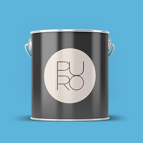 Livingwalls PURO Premium Wandfarbe c3002 - Malerfarbe mit sehr hoher Deckkraft - matte hochwertige Innenfarbe in Blau - 5l