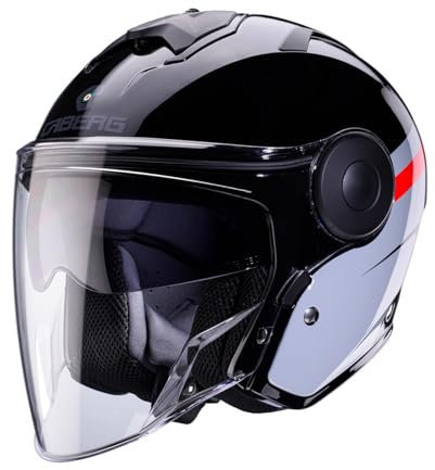 CABERG HELMET SOHO ZEPHYR BLACK/GREY/RED XXL