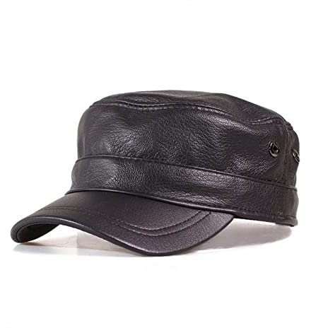 PACUM Lederhüte für Herren und Damen Echtes Leder männer baseballkappen hi-gh qu-ality echte Schafe Haut Erwachsene Massive Armee hüte Warmes und süßes Geschenk