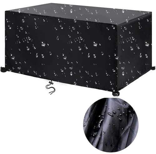 Abdeckung für Gartenmöbel - 180x150x100cm(LxWxH) Outdoor Gartentisch Abdeckung Gartenmöbel Winterfest Oxford Gewe UV-Bestän Plane für Gartent Gartentische Abdeckplane Terrassenmöbel Schutzhülle