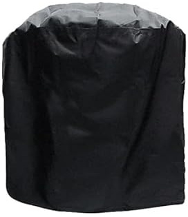 BCOMFY 1PC Housse de Barbecue extérieur étanche à la poussière Weber Housse de Gril Robuste Protection Contre la Pluie Couverture de Barbecue en Plein air Rond Barbecue Noir (Color : 100x66x80cm)