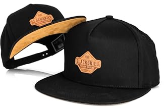 Blackskies® Essentials Snapback-keps – uppsättning av 2 föräldrar barn – partnerlook baseballkeps mamma pappa barn gåva mini-Me Basecap pappa-son & mamma dotter, Svart-svartbrun, L