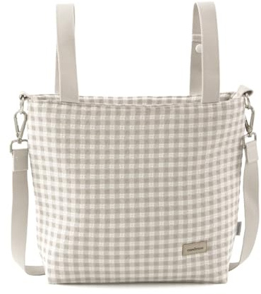 Cambrass Bolso carro maternal Bolso maternidad para carritos de bebé - Organizador pañales - Talega Vicky Beige 12x40x35 Cm