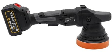 BINBINNIAO 21V Polishing Machine Eccentric Polisher Adjustable Speed Tool with Charger and Batteries