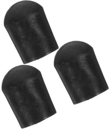 BESPORTBLE Cellogummi Endstiftspitzen Rutschfest 3 Stück aus Schwarzem Gummi und Leicht zu Verwenden Endstiftschutz Zubehör für Cello Sichere Musiker