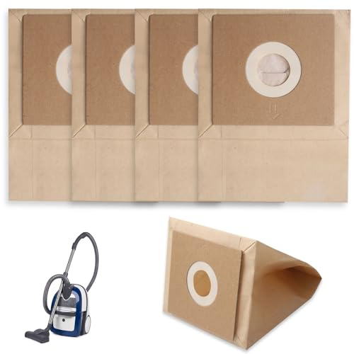 5 Pack Vacuum Cleaner Bags for Bush Argos Model VCB35B15C1J7W-70 VYTRONIX RBC02 BC-402 BC-501 Argos Value VC-401 VC-402 Efficiency Strong Paper Dust Vacuum Cleaner Dust Collection Bags