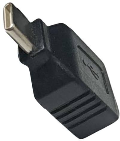 Spizummp Adattatore USB C – Connettore di ricarica da tipo C a USB 2.0 | Adattatore per telefono dritto maschio a femmina – per computer portatile, PC, telefono, tablet, viaggi a casa