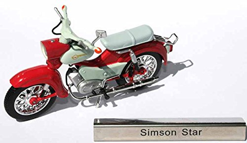 Unbekannt Modell Motorrad 1:24 Simson Star