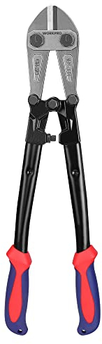 WORKPRO, W017005A, Bolzenschneider, Griff aus zwei Materialien mit weichem Gummigriff, 45,7 cm, Klinge aus Chrom-Molybdän-Stahl