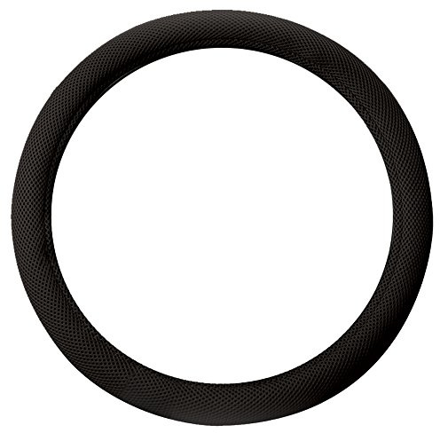 Cora 000120633 Lenkradbezug aus Stoff, Schwarz