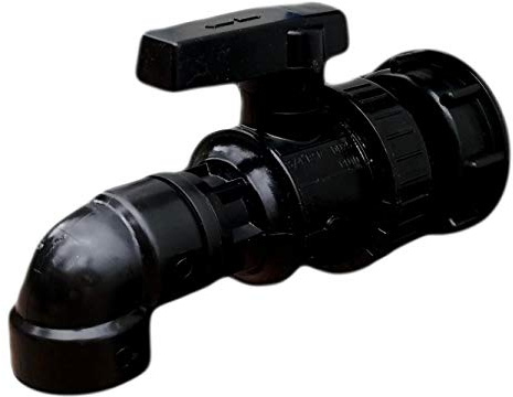 FN-Technik IBC Adapter DN 50 3/4' Kugelhahn mit Bogen