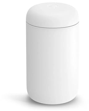 Fellow Carter Move 16 oz Ceramic Travel Mug, Vacuum Insulated, Leak-Proof | Stainless Steel, Ceramic Lined Interior for True Taste; Wide Mouth, Dishwasher Safe, Hot 12h Cold 24h, BPA-Free, Matte White