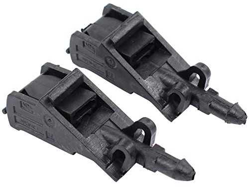 2 Stücke Waschwasserdüse Scheibenwaschdüse Spritzdüse vorne für Bora Golf 4 Lupo New Beetle für Passat Polo T5 Arosa Ibiza Toledo 1996-2020