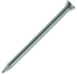 Masonry Hardened WALL Nails ~ Zinc Flat Head Concrete Tack 25 to 100mm Masonary (20, 100 x 3.5mm)