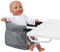 Bayer Chic 2000 - Puppentischsitz, Tischsitz für Puppen, Puppenmöbel, Puppenzubehör, Jeans grau