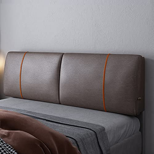 Generic Gepolstertes Kopfteilkissen Großes Lesekissen Wandkissen Rückenlehne Lordosenstütze Tagesbett Rücken Übergroßes Körperkissen Für Bett,Bank,D,with headboard 35.4/90cm